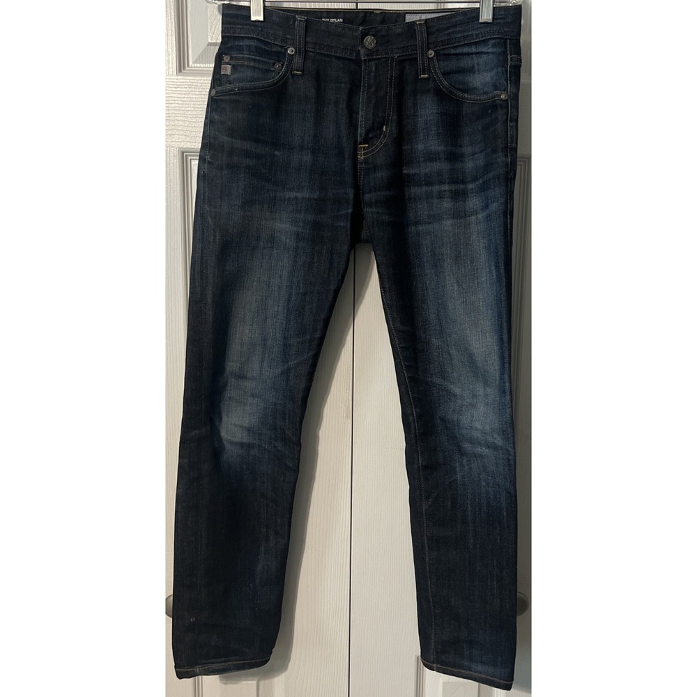 AG Adriano Goldschmied Dylan Slim Skinny Dark Wash Jeans Men's Size 30R (30x29) - Picture 9 of 10